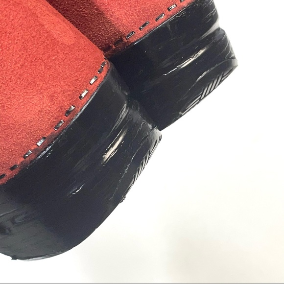 Lands’ End Women’s Suede Slip On Clogs Mules 406614 Size 8B - Picture 7 of 16